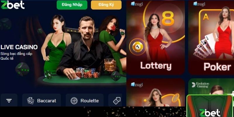 Ưu điểm casino tại Zbet